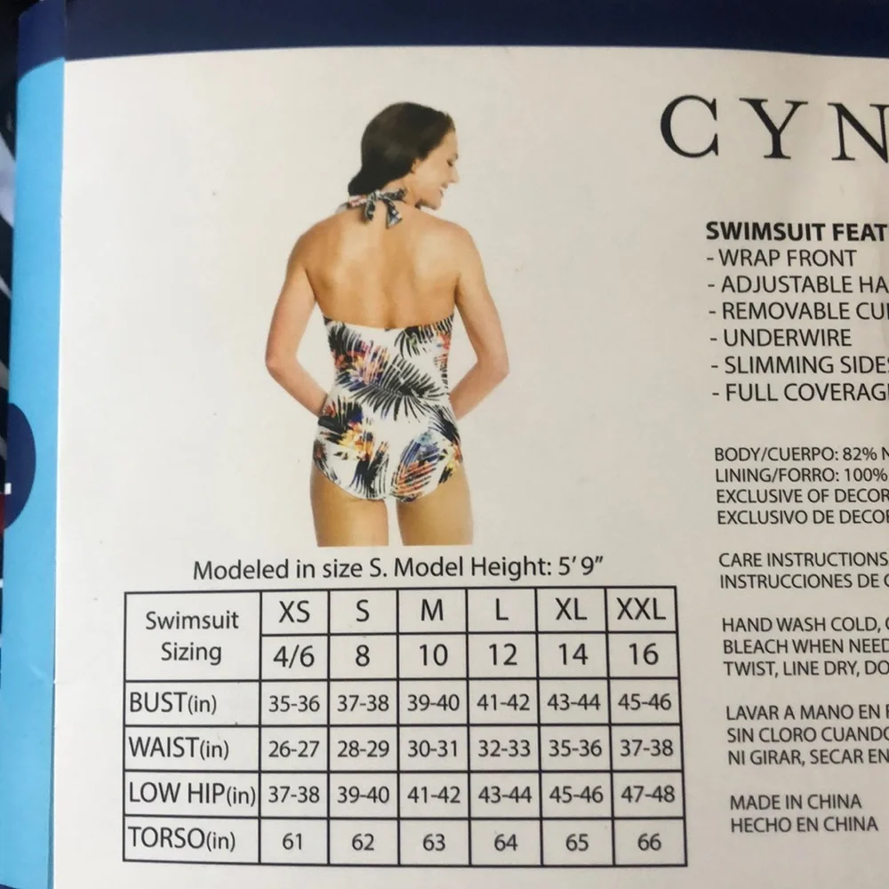 CYN & LUCA  One piece swimsuit Set - Picture 7 of 12